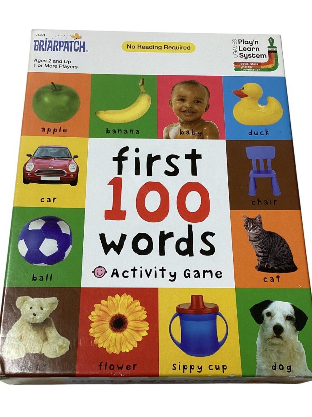Briarpatch First 100 Words Activity Game, No Reading Required, 2019
